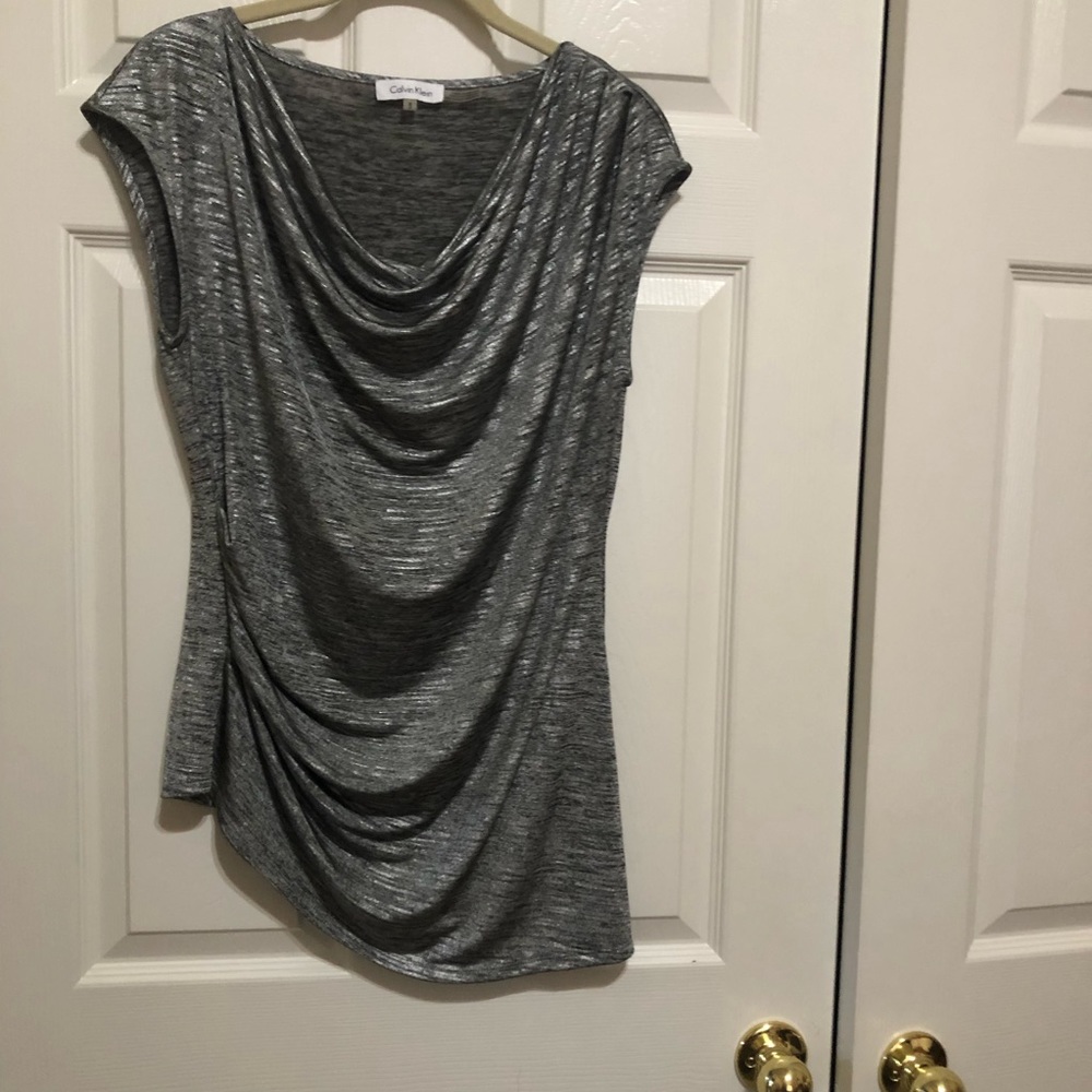 Calvin Klein Draped Top